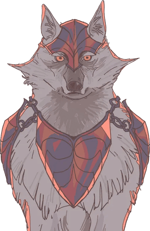 The Wolf portrait